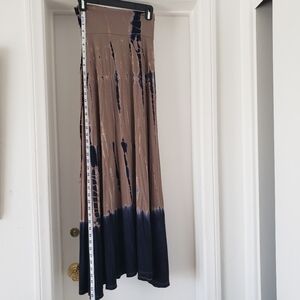 Rock Etiquette tie dye maxi womens skirt size S